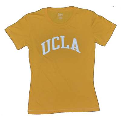 Ucla T-shirt - Ladies By League - Yellow