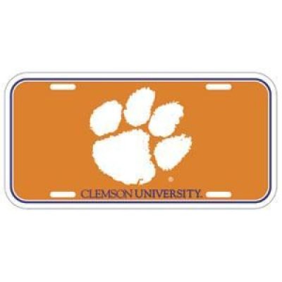 Clemson License Plate