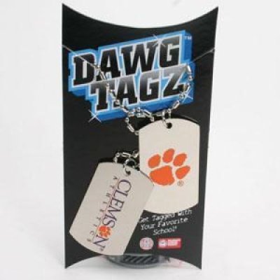 Clemson Dawg Tagz - Military Style Dog Tags
