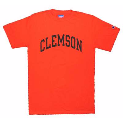 Clemson Arch Design Block Print T-shirt