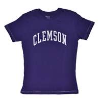 Clemson T-shirt - Ladies By League - Purple