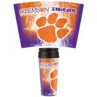 Clemson Tigers 16oz Plastic Travel Mug
