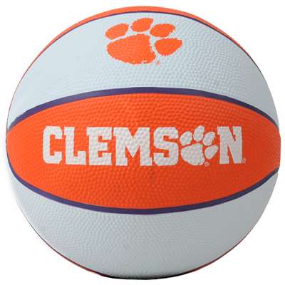 Clemson Tigers Mini Rubber Basketball