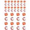 Clemson Tigers Small Sticker Sheet - 2 Sheets