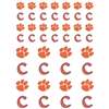 Clemson Tigers Small Sticker Sheet - 2 Sheets