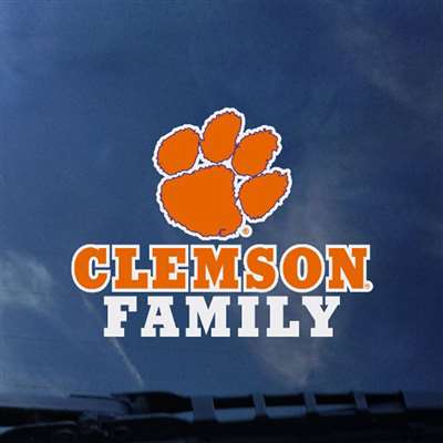 Clemson Tigers Transfer Decal - Family