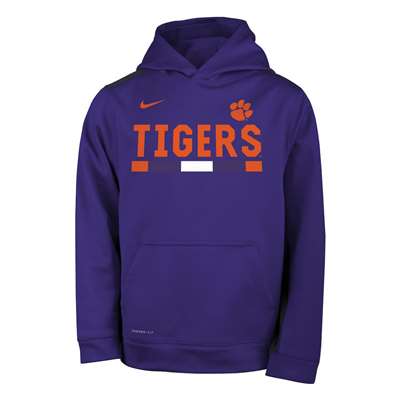 Nike Clemson Tigers Youth Therma-FIT Performance Hoodie