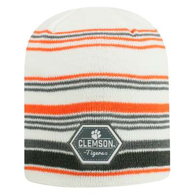 Clemson Tigers Top of the World Channel Knit Beanie