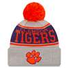 Clemson Tigers New Era A3 Knit Beanie - Grey