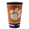 Clemson Tigers Disposable Paper Cups - 8 Pack