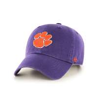 Clemson Tigers '47 Brand Clean Up Adjustable Hat - Purple