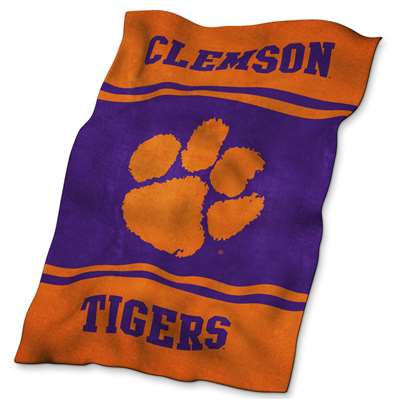 Clemson Tigers Ultra Soft Plush Blanket