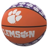Clemson Tigers Mini Rubber Repeating Basketball