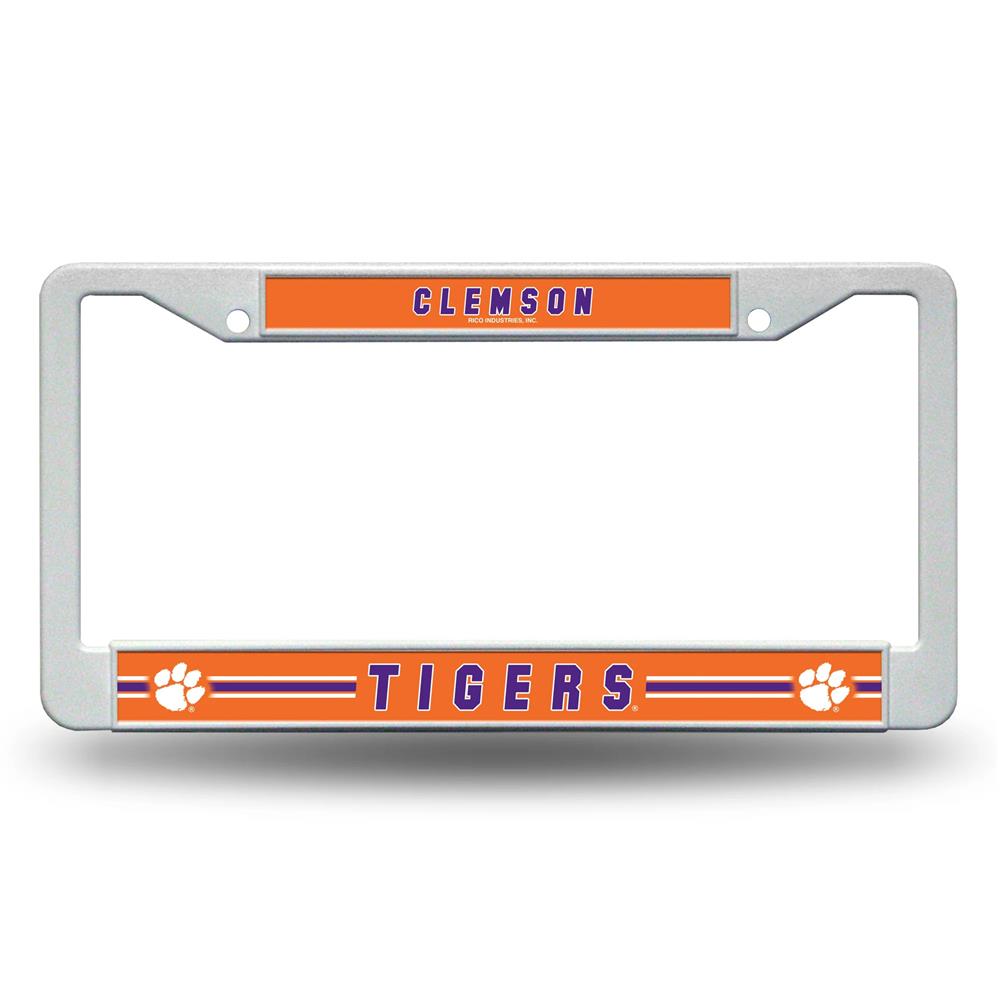 Clemson Tigers Plastic License Plate Frame 