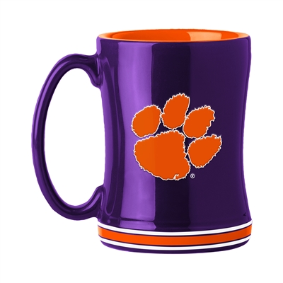 Clemson Tigers 14oz Relief Coffee Mug