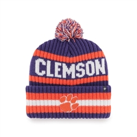 Clemson Tigers 47 Brand Bering Cuff Knit Beanie