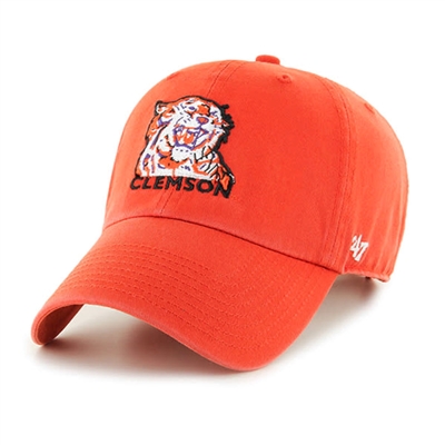 Clemson Tigers 47 Brand Clean Up Adjustable Hat -