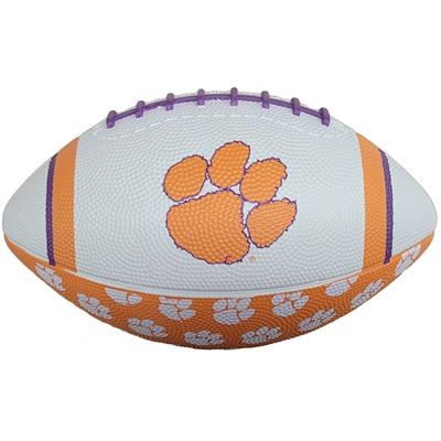 Clemson Tigers Mini Rubber Football - Alt