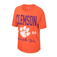 Clemson Tigers Womens Colosseum Ever Oversized T-S