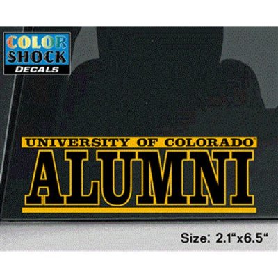 Colorado Buffaloes Buffaloes Decal - University Of Colorado Buffaloes Over Alumni