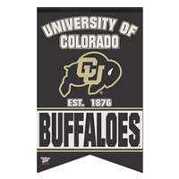 Colorado Buffaloes Premium Felt Banner - 17" X 26"