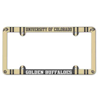 Colorado Buffaloes Plastic License Plate Frame
