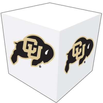 Colorado Buffaloes Sticky Note Memo Cube - 550 Sheets