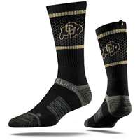 Colorado Buffaloes Strideline Premium Crew Sock - Black