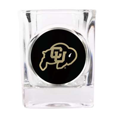 Colorado Buffaloes Shot Glass - Metal Logo