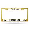 Colorado Buffaloes Team Color Chrome License Plate Frame