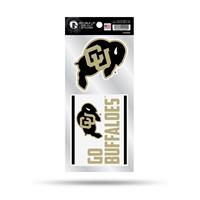 Colorado Buffaloes Double Up Die Cut Decal Set