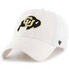 Colorado Buffaloes 47 Brand Clean Up Adjustable Hat - White