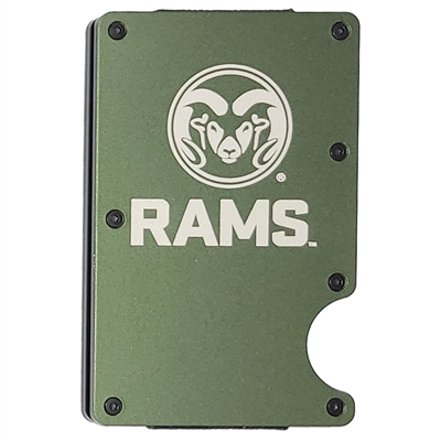 Colorado State Rams Aluminum RFID Cardholder - Arm