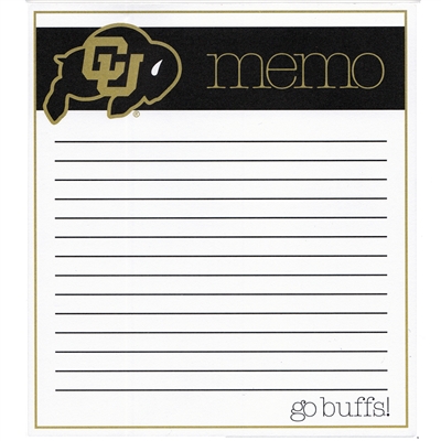 Colorado Buffaloes Memo Note Pad - 2 Pads