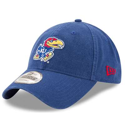 Kansas Jayhawks New Era 9Twenty Core Adjustable Hat