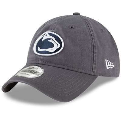 Penn State Nittany Lions New Era 9Twenty Core Adjustable Hat - Graphite
