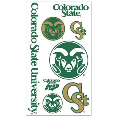 Colorado State Rams Temporary Tattoos