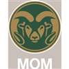 Colorado State Rams Transfer Decal - Mom