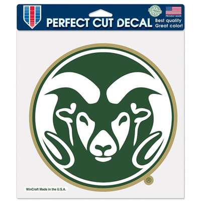 Colorado State Rams Full Color Die Cut Decal - 8" X 8"