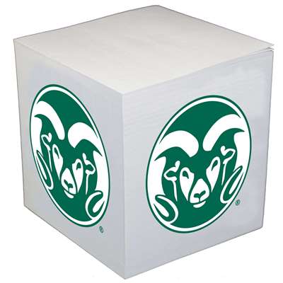 Colorado State Rams Sticky Note Memo Cube - 550 Sheets