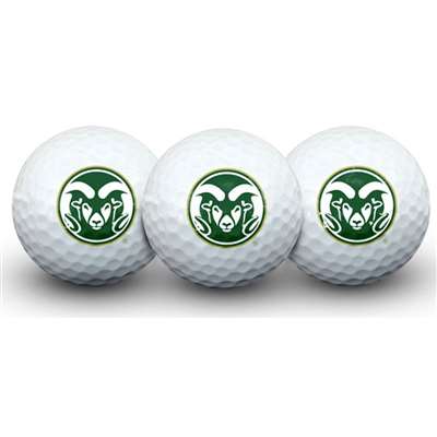 Colorado State Rams Team Effort Golf Balls 3 Pack