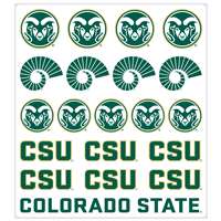 Colorado State Rams Multi-Purpose Vinyl Sticker Sheet