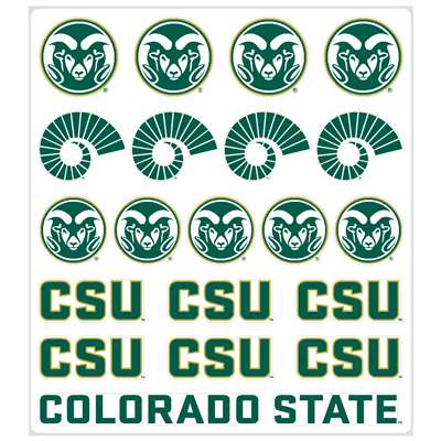 Colorado State Rams Multi-Purpose Vinyl Sticker Sheet