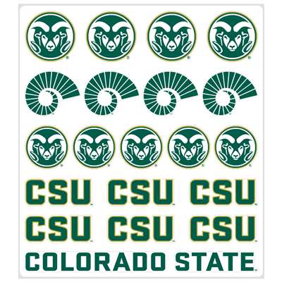 Colorado State Rams Multi-Purpose Vinyl Sticker Sheet