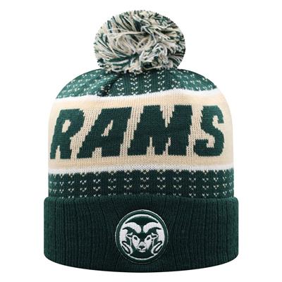 Colorado State Rams Top of the World Expanse Cuff Knit Beanie