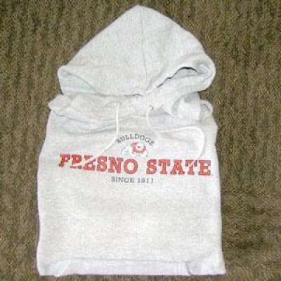Fresno State Hooded Sweatshirt, Heather