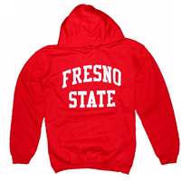Fresno State Hooded Sweatshirt, Red