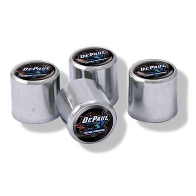 DePaul Blue Demons Domed Valve Stem Caps