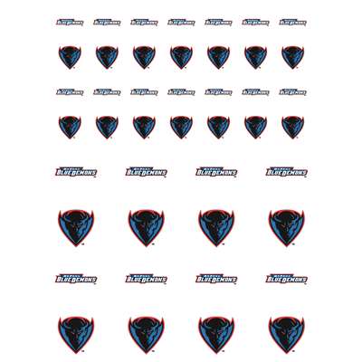 DePaul Blue Demons Small Sticker Sheet - 2 Sheets