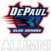 DePaul Blue Demons Transfer Decal - Alumni